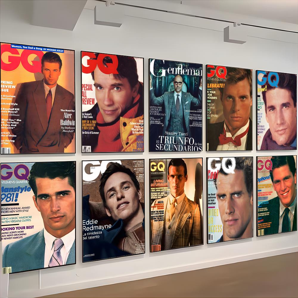 Home Decor Magazine - GQ誌 ファッション G-Gentlemen Quarterly ポスター クラシックな壁飾り