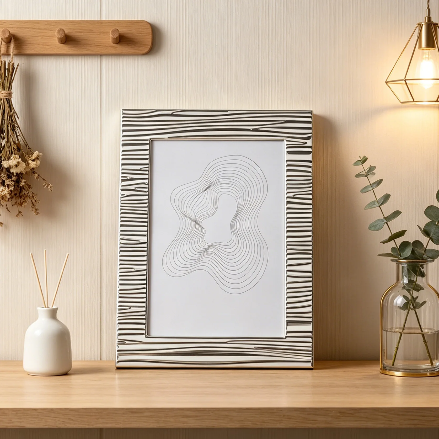 アルミニウム製ヨーロピアンスタイルのガラス製フォトフレーム。 - Bamboo Photo Frame のレビューと価格