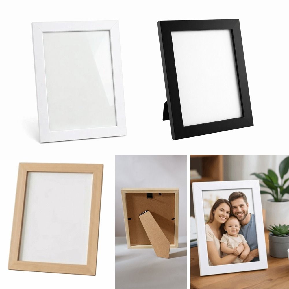 新しい5/7/8インチ木製フォトフレーム シャドーボックス  - Bamboo Photo Frame のレビューと価格