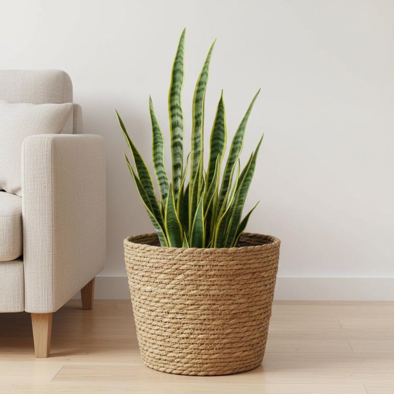 籐バスケットフラワーポットわら草プランター庭のテラス用天然手 - Rattan Plant Basket のレビューと価格