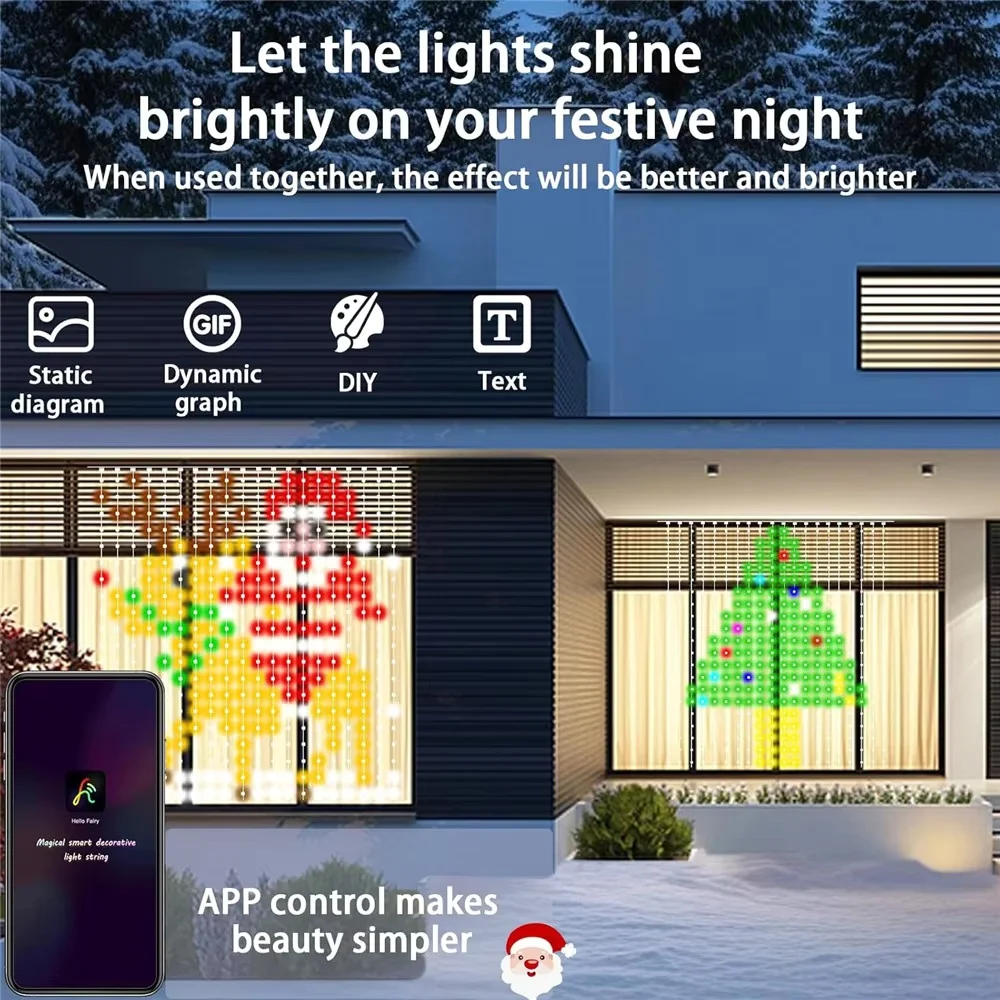 スマートLEDカーテンライト、RGBアプリ制御、音楽連動、D - Home Decor Free App のレビューと価格