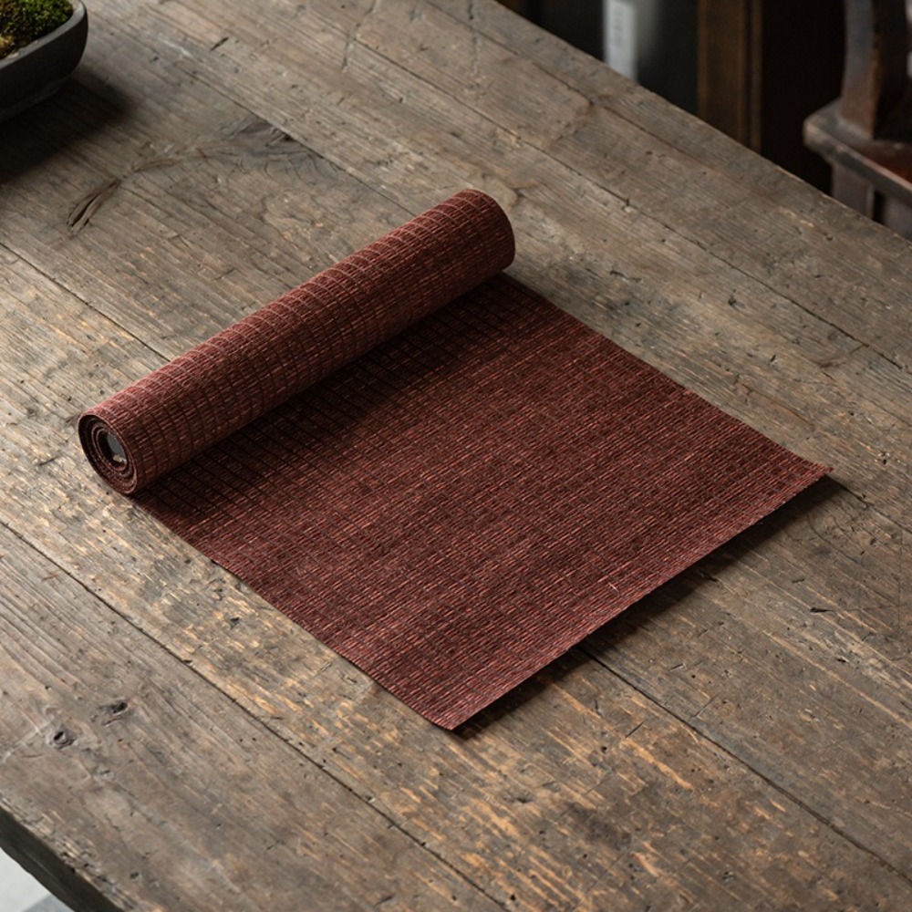 テーブルクロス防水リネンティーマット断熱ヴィンテージ日本茶旗 - Linen Table Runner のレビューと価格