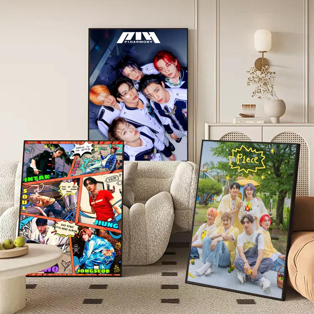 ポップ KPOP P_P1Harmony 雑誌ポスター装飾壁 - Home Decor Magazine のレビューと価格