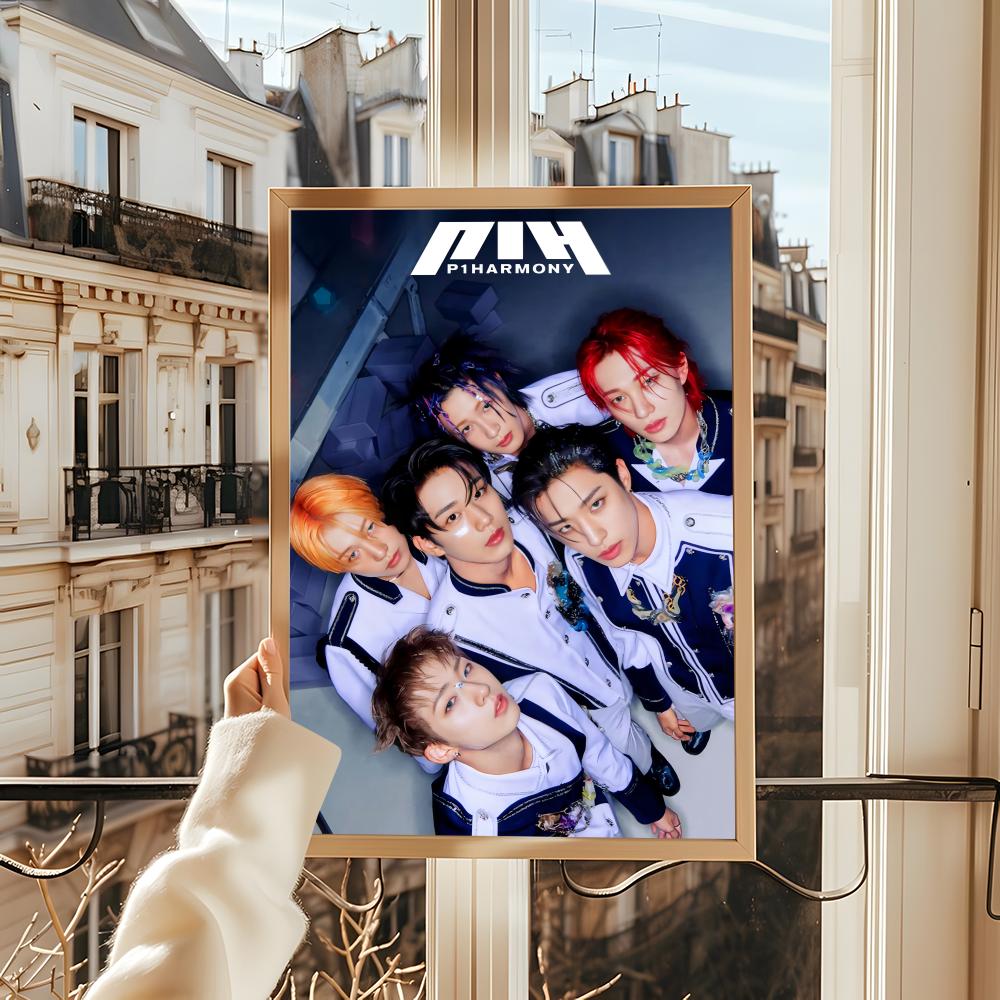 ポップ KPOP P_P1Harmony 雑誌ポスター装飾壁 - Home Decor Magazine のレビューと価格