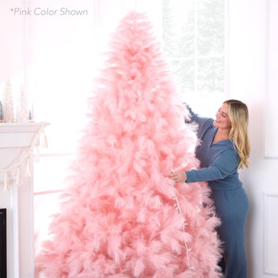 クリスマスツリーの装飾：人工ブラックパンパスグラス、高さ6フ - Pampas Grass Decor のレビューと価格