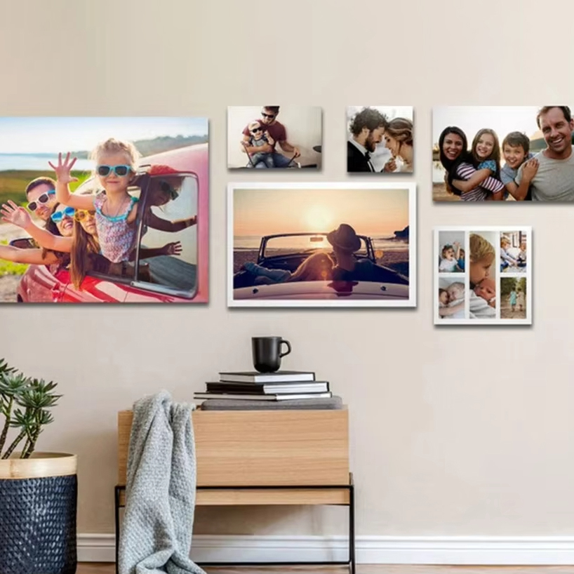 カスタムフレームレスフォトキャンバス印刷 お好きな写真を印刷 - Home Decor Theme のレビューと価格