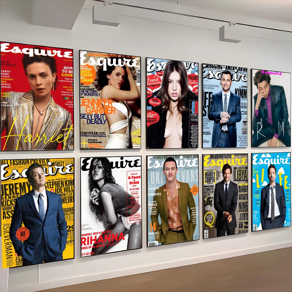 雑誌「メン・エスクワイヤー」のポスター、クラシックな壁飾り、 - Home Decor Magazine のレビューと価格