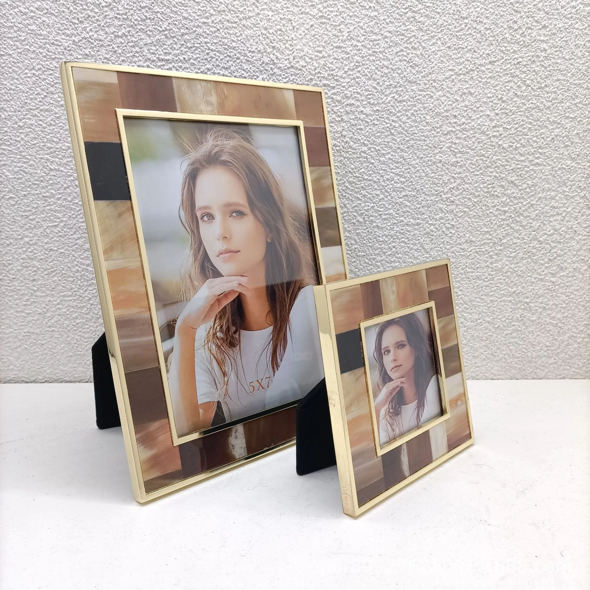 シンプルなフォトフレームセット、クリエイティブなフォトフレー - Bamboo Photo Frame のレビューと価格