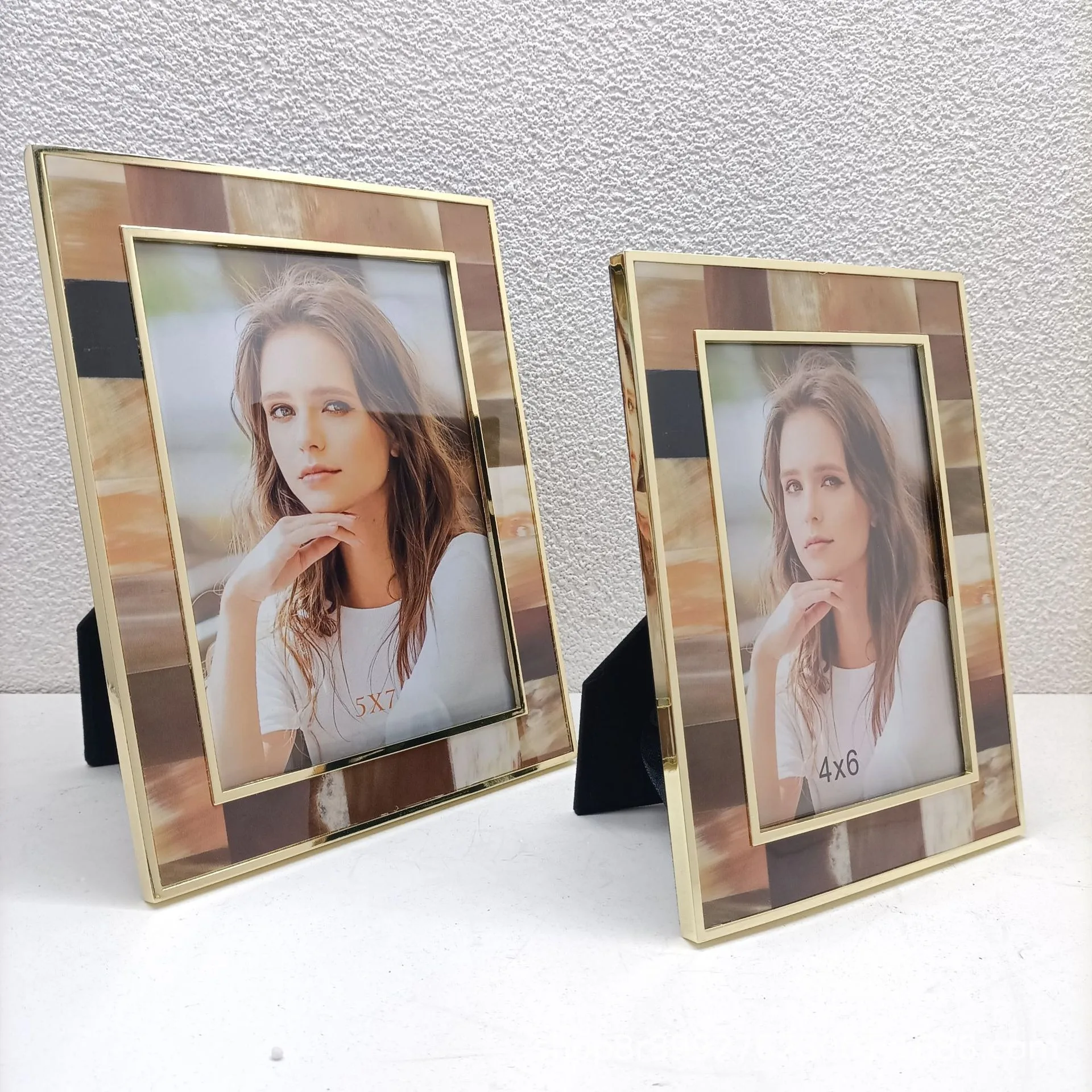シンプルなフォトフレームセット、クリエイティブなフォトフレー - Bamboo Photo Frame のレビューと価格