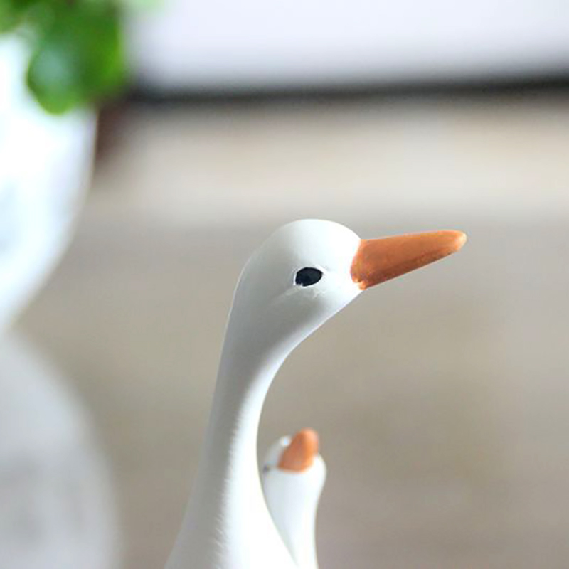 家の装飾のためのかわいいアヒルの樹脂の像 - Home Decor Za のレビューと価格