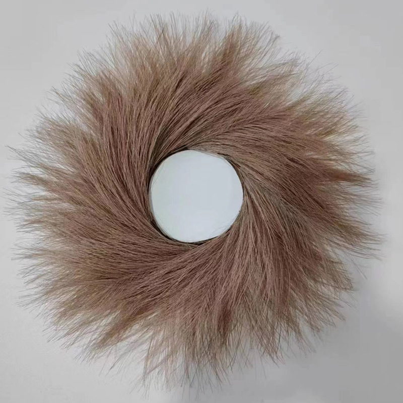 人工リードリースドア吊りパンパグラスガーランド壁掛け装飾用ホ - Pampas Grass Decor のレビューと価格
